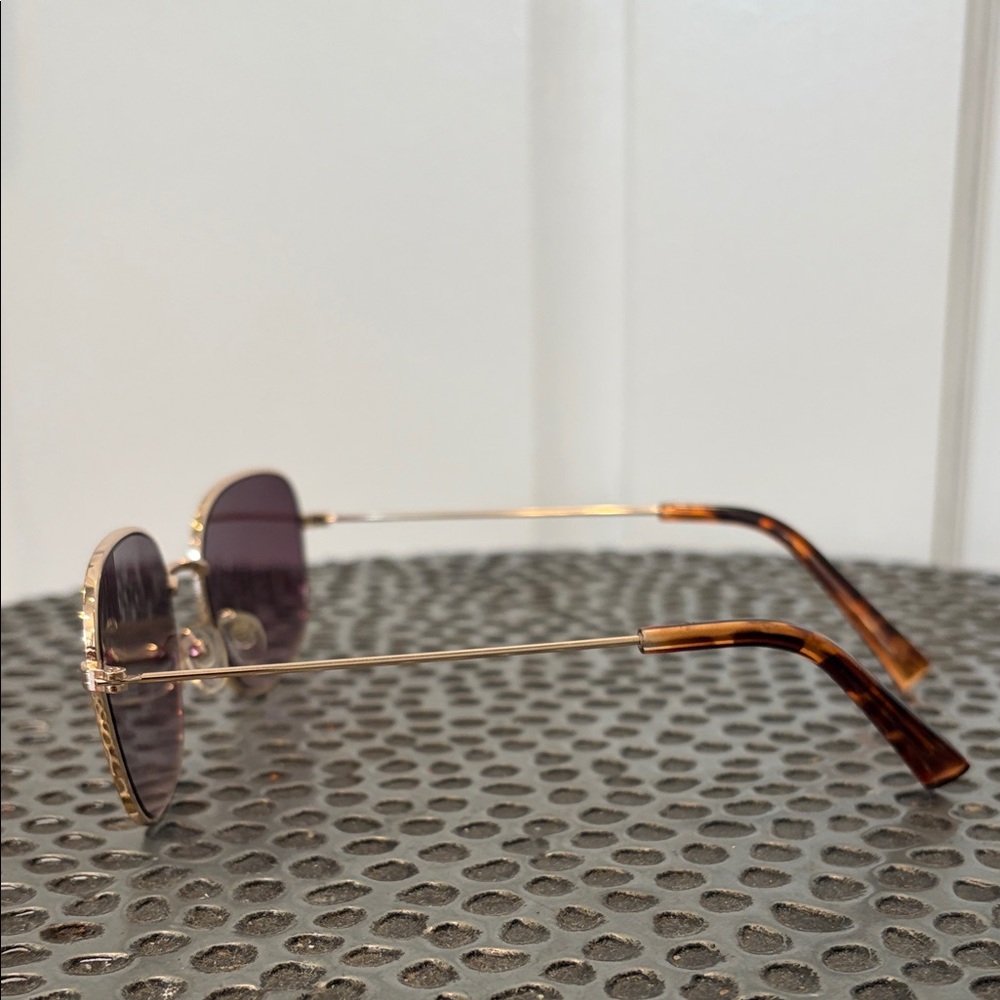 Women’s Metal Rectangle Sunglasses A New Day - Picture 3 of 5